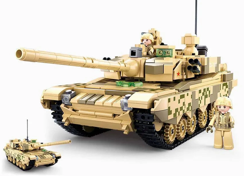Sluban Toys Sluban | Main Battle 2 In 1 Tank 99A 893 Pcs