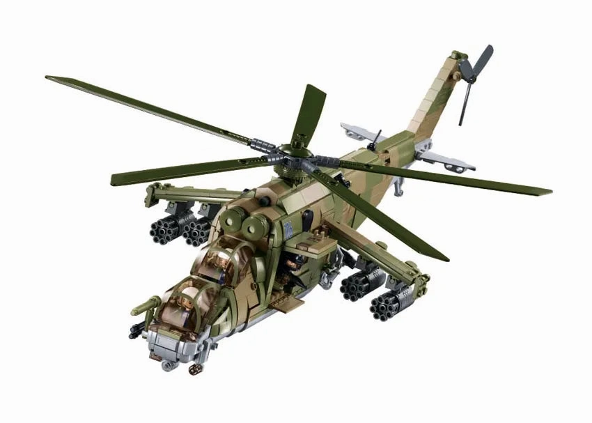 Sluban Toys Sluban | MI-24S Helicopter Gun/S 893 Pieces
