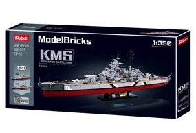 Sluban Toys Sluban | Model Bricks | Bismarck Battleship (2 in 1) 1849 Pcs
