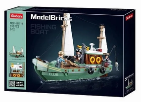 Sluban Toys Sluban | Model Bricks | Fishing Boat 610 Pcs
