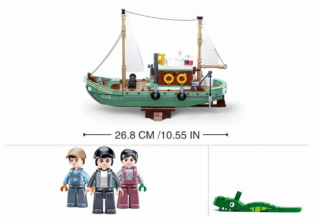 Sluban Toys Sluban | Model Bricks | Fishing Boat 610 Pcs