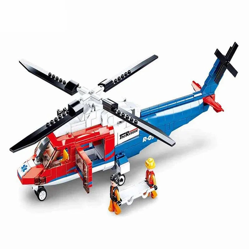 Sluban Toys Sluban | Model Bricks | Sea Rescue Helicopter 402 Pcs