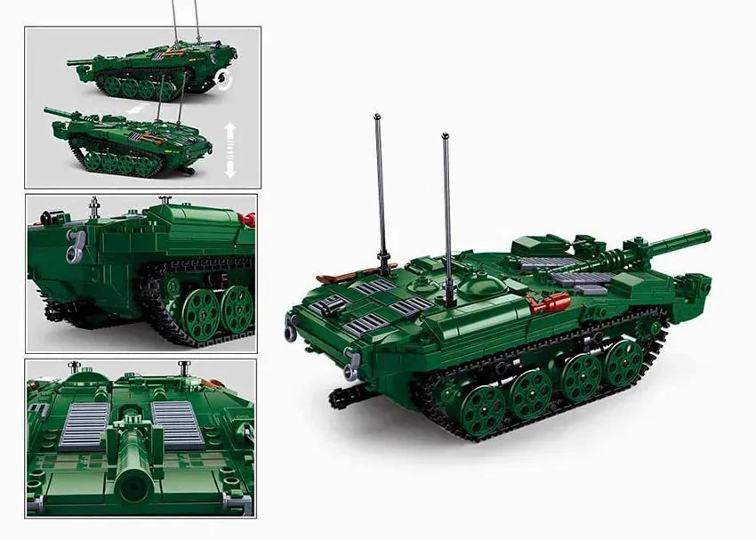 Sluban Toys Sluban | Model Bricks | Tank Strv103 692 Pcs