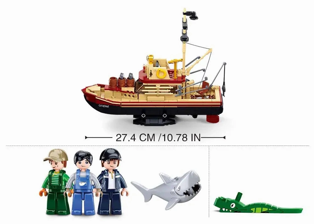 Sluban Toys Sluban | Model Bricks | The Great Shark 592 Pcs