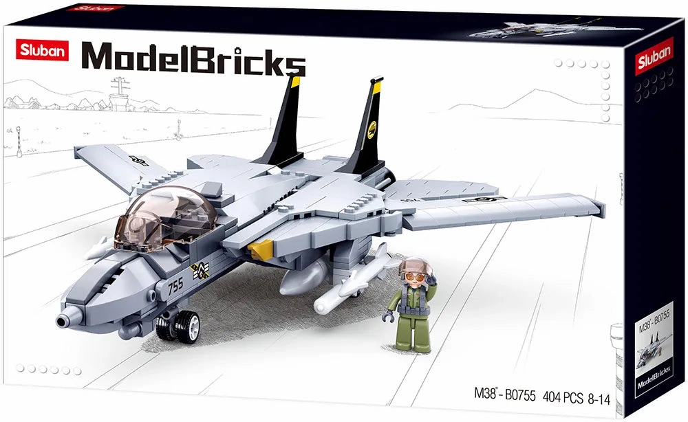 Sluban Toys Sluban | Model Bricks F14 Fighter 404 Pcs