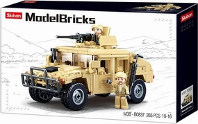 Sluban Toys Sluban | Model Bricks Hummer H2 Assault Vehicle 265 Pcs