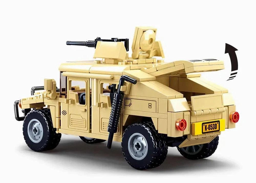 Sluban Toys Sluban | Model Bricks Hummer H2 Assault Vehicle 265 Pcs