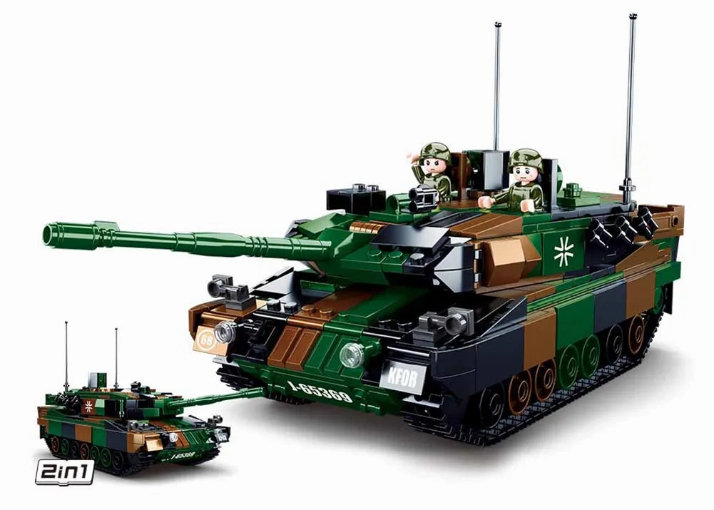 Sluban Toys Sluban | Model Bricks Leopard 2A5 Main Battle Tank 766 Pcs