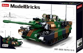 Sluban Toys Sluban | Model Bricks Leopard 2A5 Main Battle Tank 766 Pcs