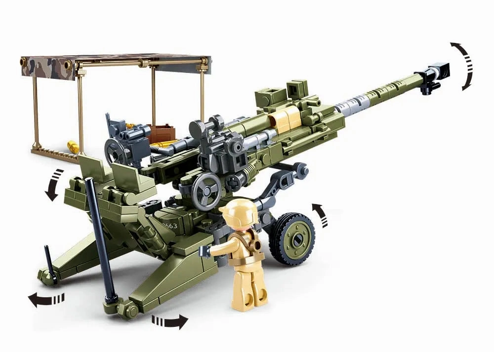 Sluban Toys Sluban | Model Bricks M777 Howitzer 258 Pcs