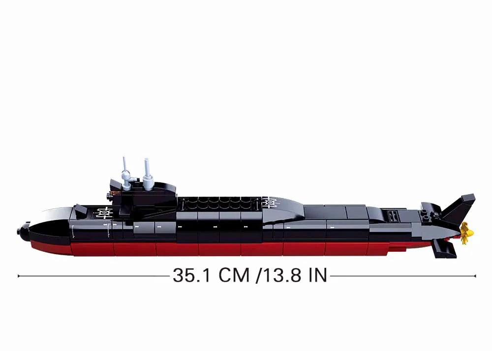 Sluban Toys Sluban | Model Bricks Submarine Scale 1:450 269 Pcs