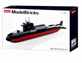 Sluban Toys Sluban | Model Bricks Submarine Scale 1:450 269 Pcs