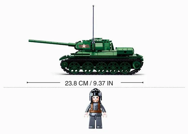 Sluban Toys Sluban | Model Bricks T34-85 Tank 497 Pcs