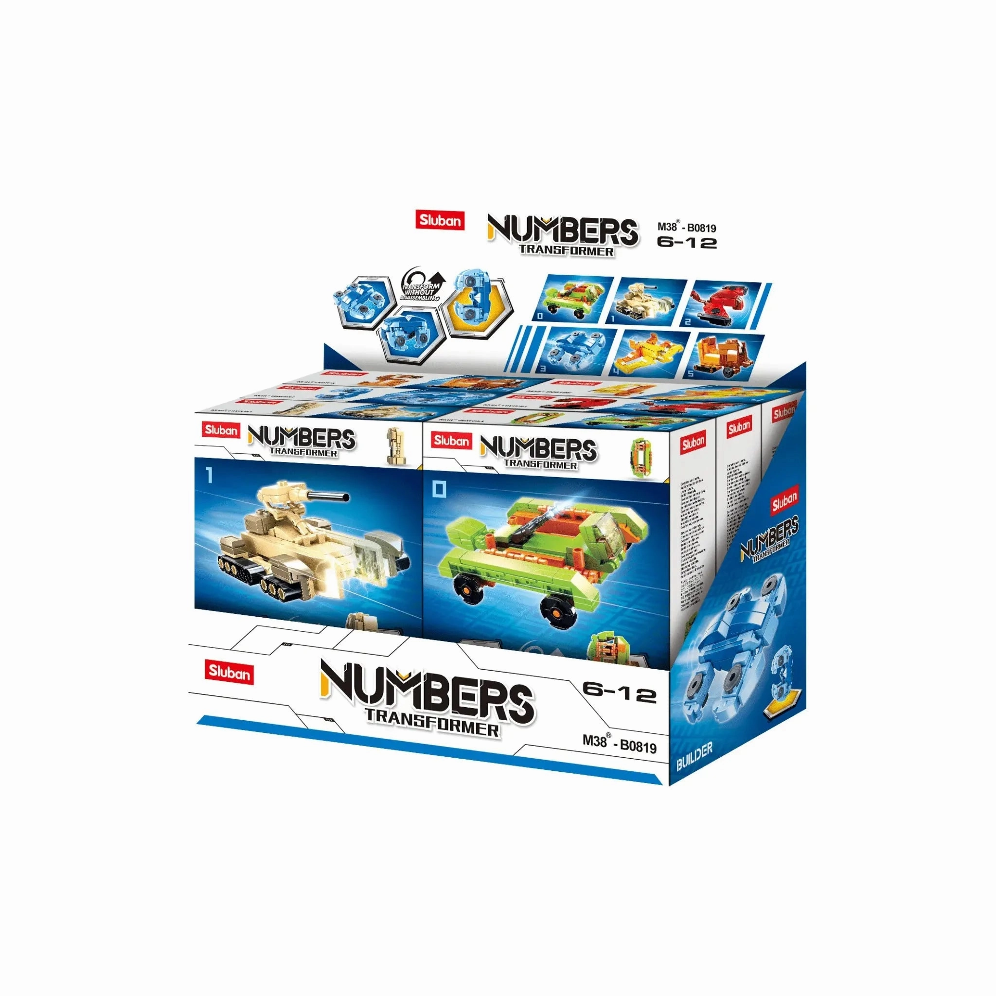 Sluban Toys Sluban | Numbers Transformer