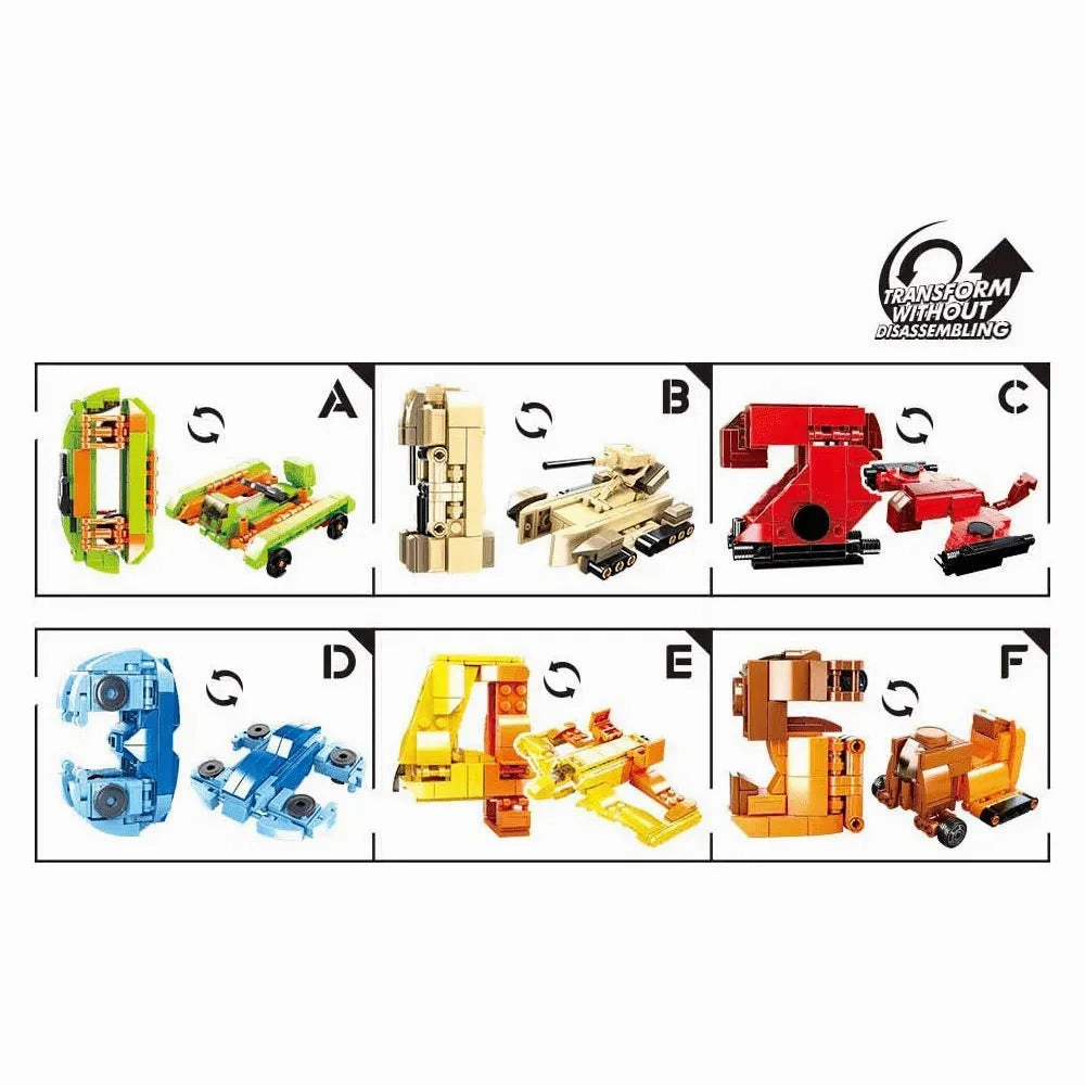 Sluban Toys Sluban | Numbers Transformer