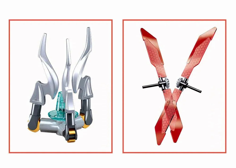 Sluban Toys Sluban | P.R. Mecha Double Swords 585 Pcs