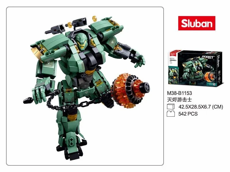 Sluban Toys Sluban | P.R. Mecha Green 542 Pcs