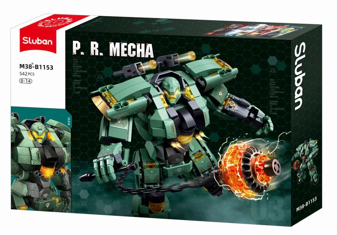 Sluban Toys Sluban | P.R. Mecha Green 542 Pcs