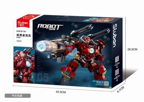 Sluban Toys Sluban | P.R Mecha The Anti-Hulk Mech 588 Pcs