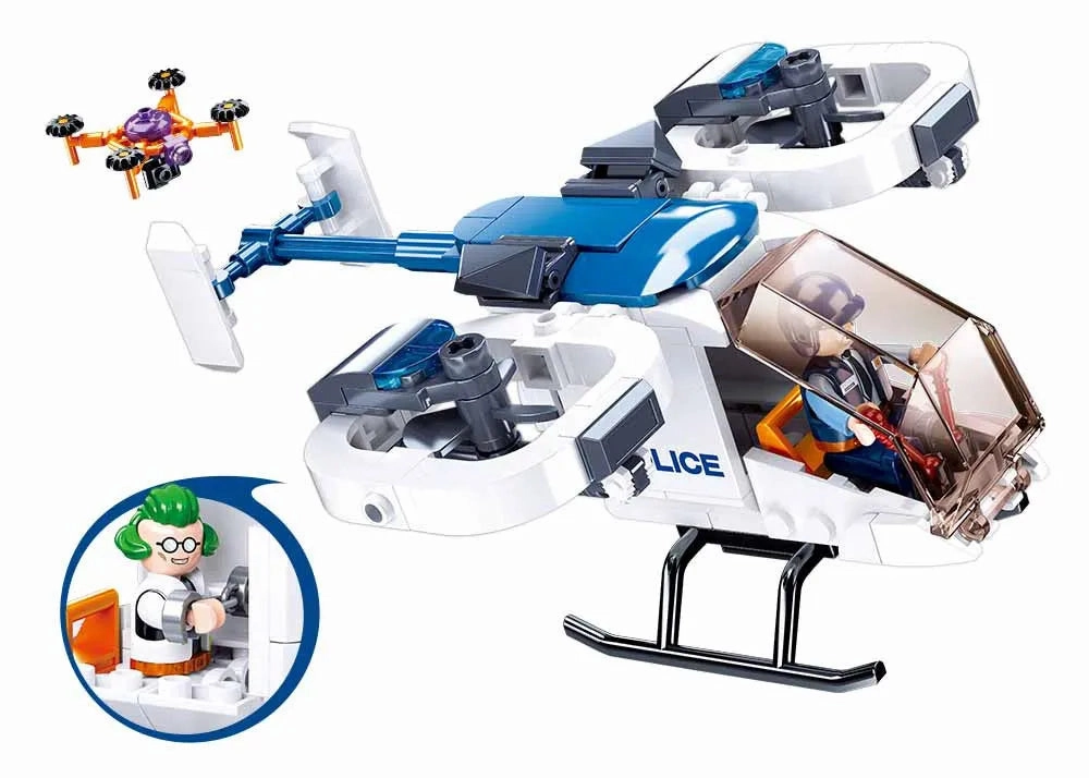 Sluban Toys Sluban | Police Helicopter 161 Pcs