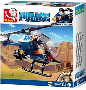 Sluban Toys Sluban | Police Helicopter 87 Pcs