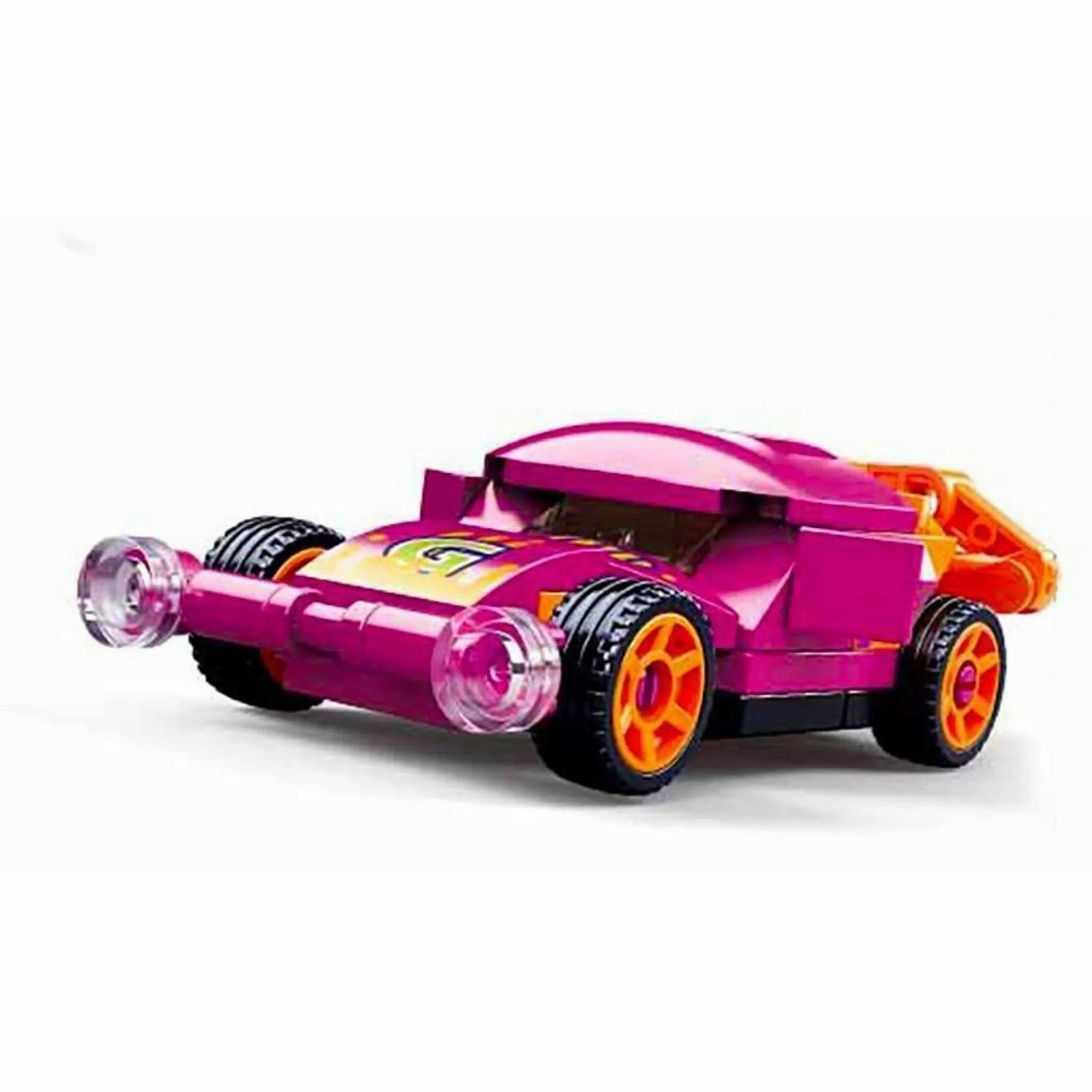 Sluban Toys Sluban | Power Bricks Pull Back Car - Purple Wing