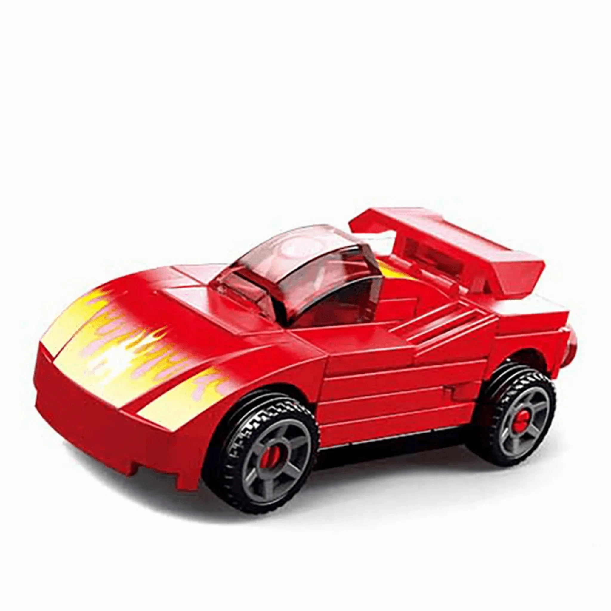 Sluban Toys Sluban | Power Bricks Pull Back Car - Red Furious