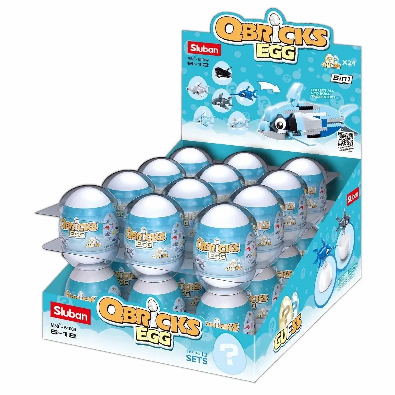 Sluban Toys Sluban | Qbricks Egg | Sea Creatures
