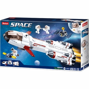 Sluban Toys Sluban | Space Saturn Expidition Rocket 468pcs