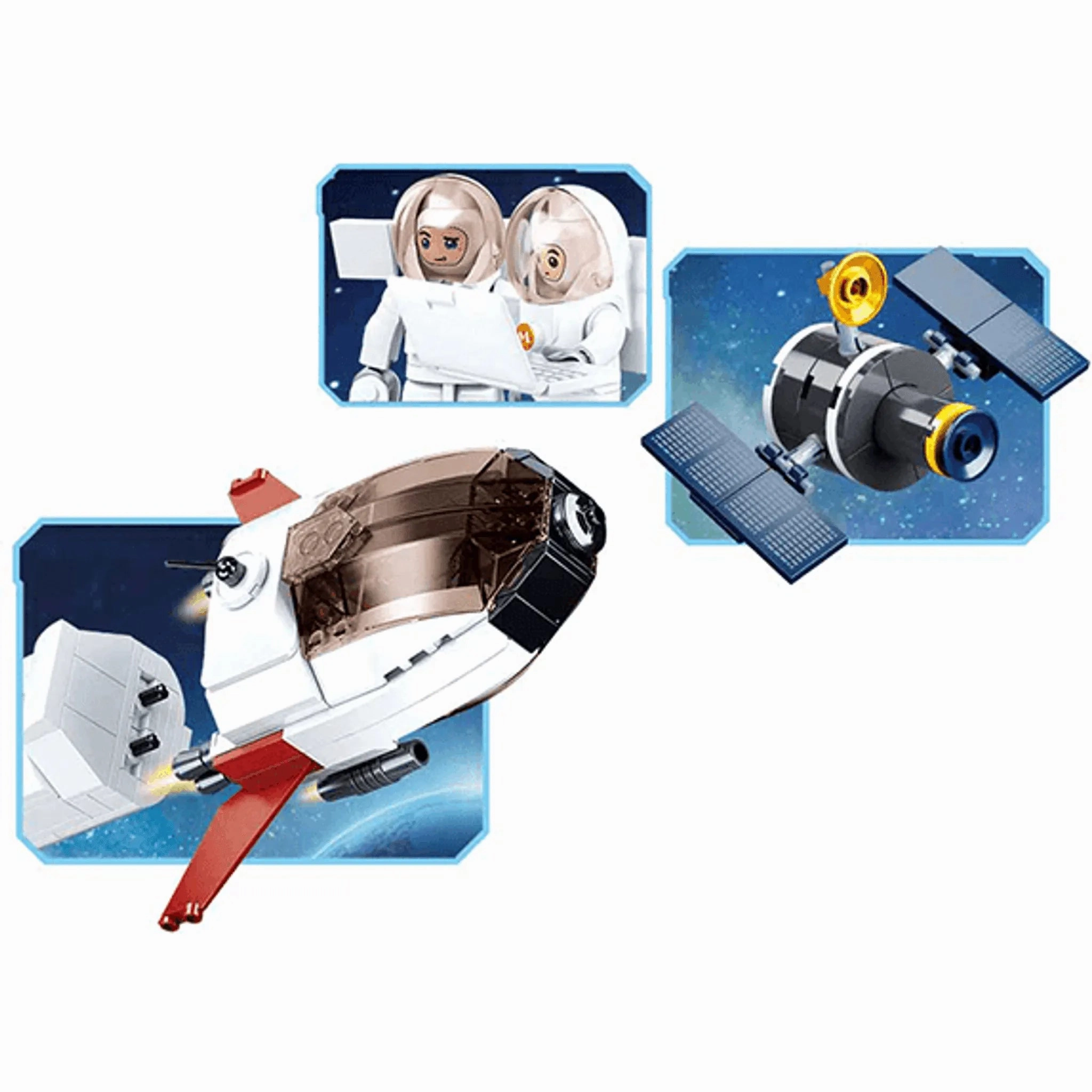 Sluban Toys Sluban | Space Saturn Expidition Rocket 468pcs