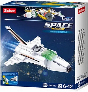 Sluban Toys Sluban | Space Shuttle 62 Pcs