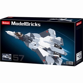 Sluban Toys Sluban | SU-57 Fighter Plane 2-in-1 893pcs