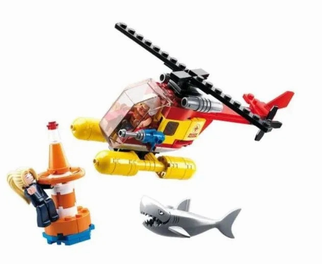 Sluban Toys Sluban | Surf Beach Patrol Helicopter 149 Pcs