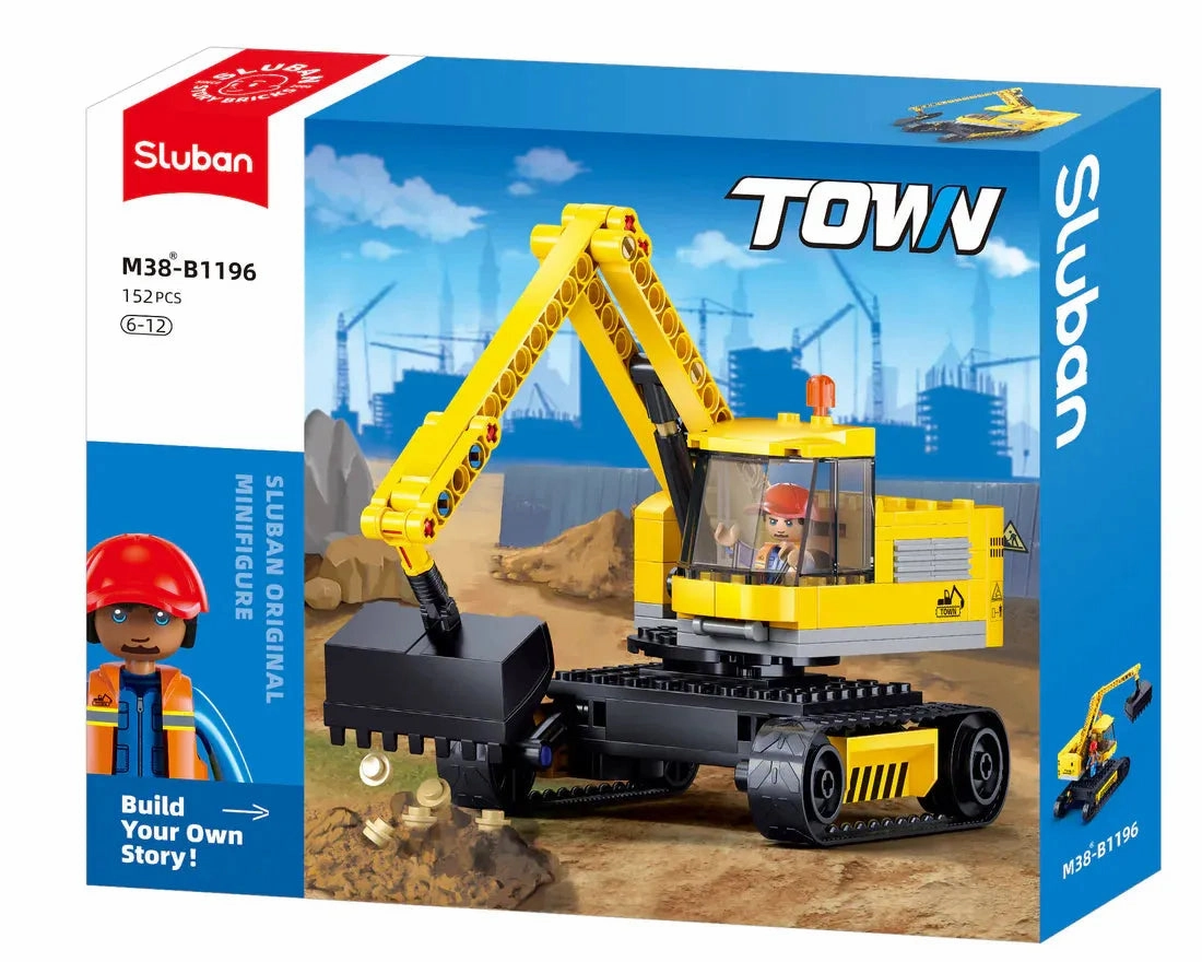 Sluban Toys Sluban | Town | Excavator 152 Pcs