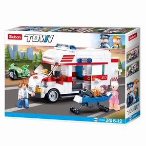 Sluban Toys Sluban | Town Ambulance 328 Pcs