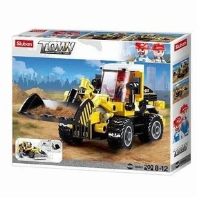 Sluban Toys Sluban | Town Dozer/Plow 200 Pcs