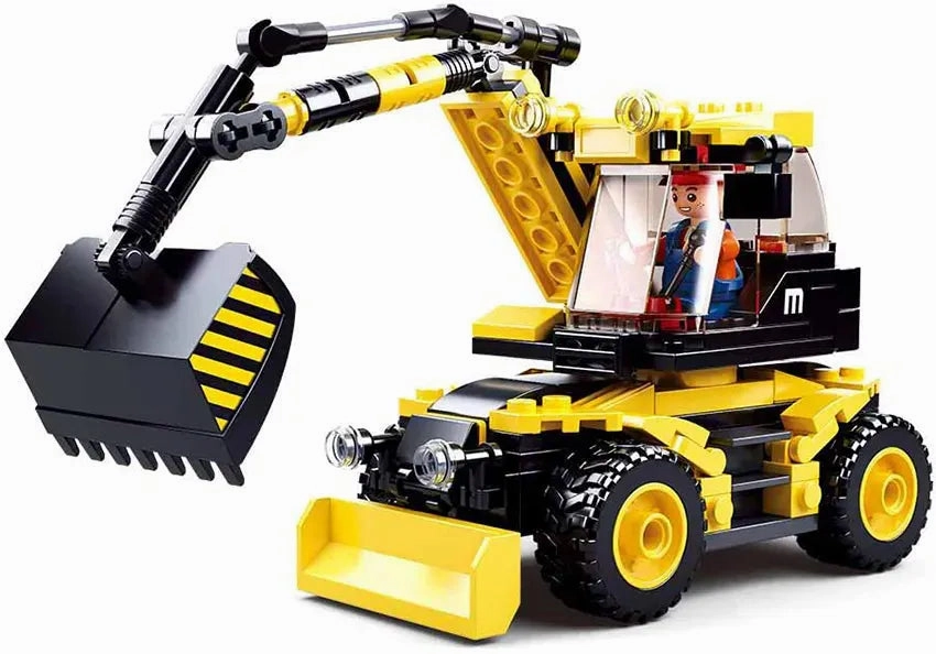 Sluban Toys Sluban | Town Excavator/Lifter 195 Pcs