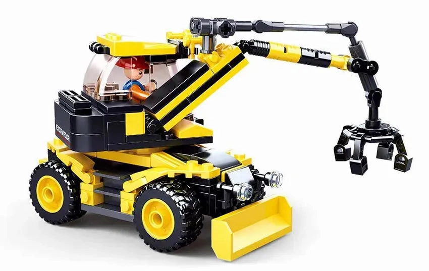Sluban Toys Sluban | Town Excavator/Lifter 195 Pcs