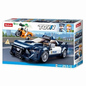 Sluban Toys Sluban | Town Police Car 284 Pieces