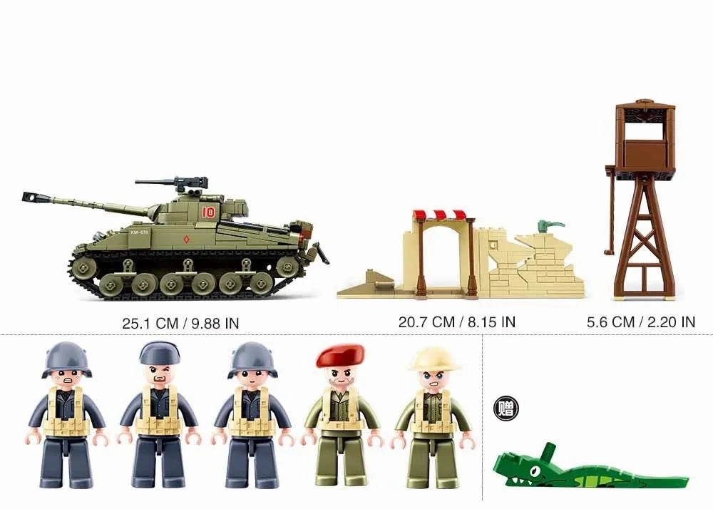 Sluban Toys Sluban | WW2 Battle Scene 790 Pcs
