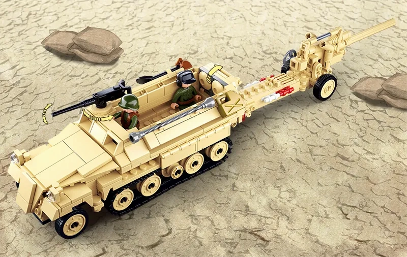 Sluban Toys Sluban | WW2 Half Track Sd.Kfz.251 K18