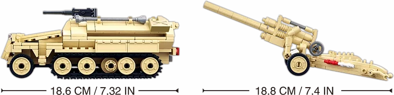 Sluban Toys Sluban | WW2 Half Track Sd.Kfz.251 K18