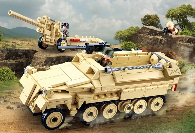 Sluban Toys Sluban | WW2 Half Track Sd.Kfz.251 K18