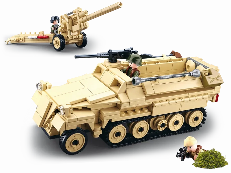 Sluban Toys Sluban | WW2 Half Track Sd.Kfz.251 K18