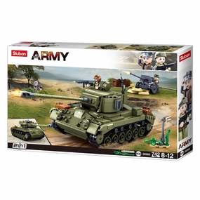Sluban Toys Sluban | WW2 M26E1 Pershing Medium Tank - 742pcs
