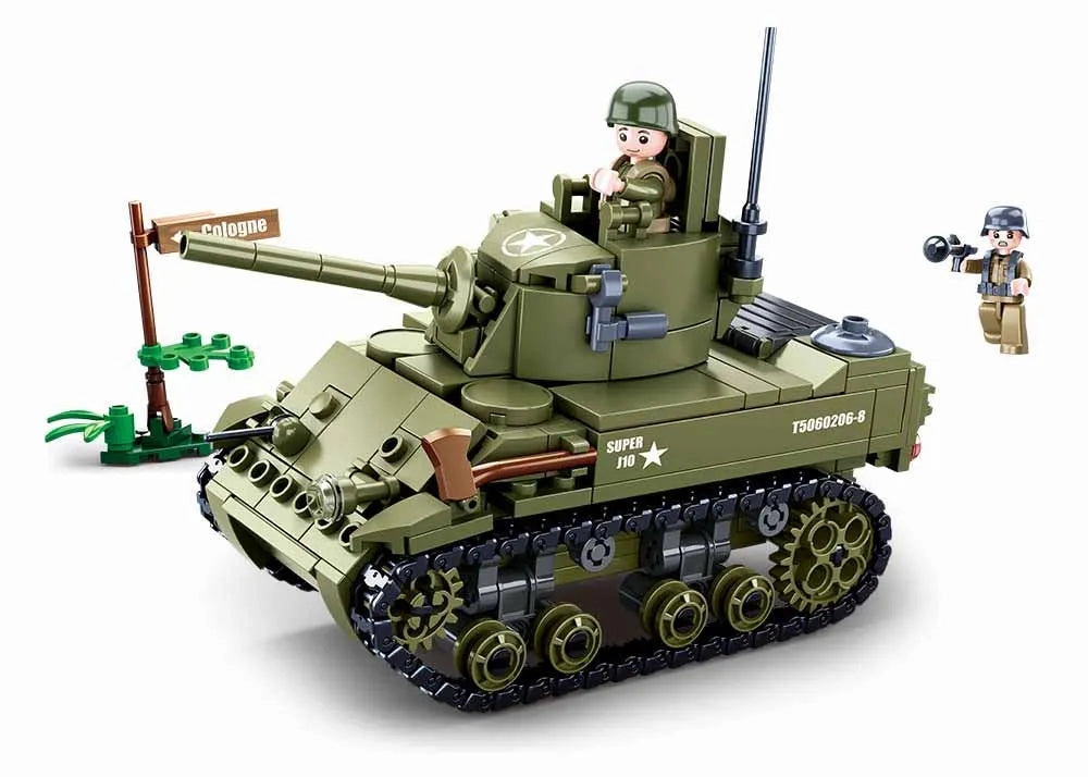 Sluban Toys Sluban | WW2 M5 Light Tank 344 Pcs