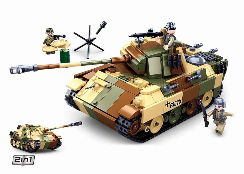 Sluban Toys Sluban | WW2 Medium Tank 725 Pcs