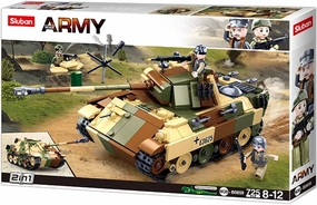 Sluban Toys Sluban | WW2 Medium Tank 725 Pcs