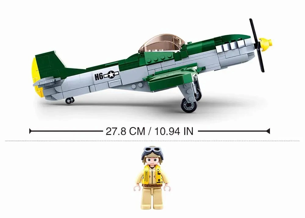 Sluban Toys Sluban | WW2 P51D Fighter 323 Pcs
