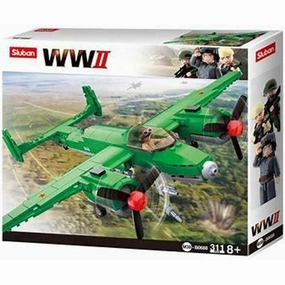 Sluban Toys Sluban | WW2 Plane - Tupolev TU-2 Bomber - 311pcs